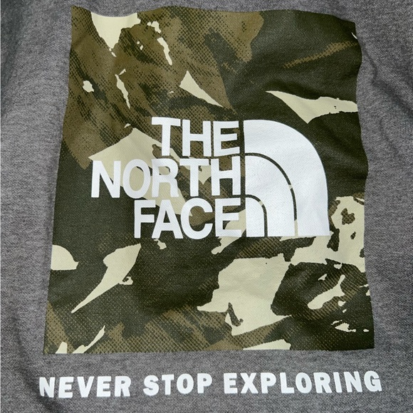 The North Face Men’s Gray Half Dome Pullover Hoodie Sweater Size Medium - Picture 4 of 6